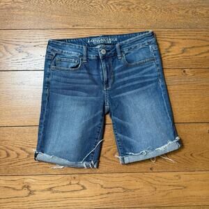 American Eagle Outfitters Demin Cut Off Shorts SZ 10 Vintage Casual Boho Hippie